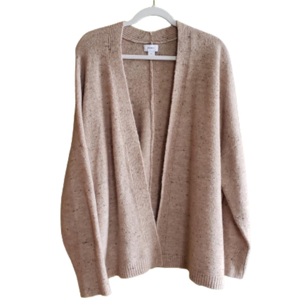 Old Navy Cardigan Tan Open Front Size XL